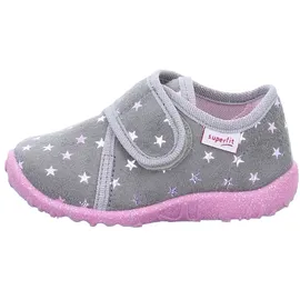 superfit Baby Mädchen SPOTTY Hausschuhe, GRAU 2100, 21 EU