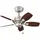 Elstead Lighting Canfield 76 cm Deckenventilator Braun