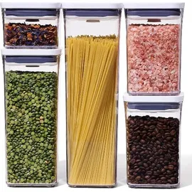 Oxo POP-Behälter weiß 0,4 l 5-teilig
