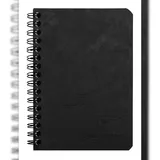 Clairefontaine Notizheft Age Bag 9,5x14cm liniert Schwarz