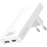 Logilink PA0368 USB Ladegerät USB-A USB-C® Buchse Quick Charge 4.0, USB PD 3.0 Weiß