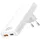 Logilink PA0368 USB Ladegerät USB-A USB-C® Buchse Quick Charge 4.0, USB PD 3.0 Weiß
