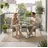 Juskys Yoro Polyrattan Gartentisch