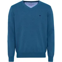 FYNCH-HATTON Pullover mit V-Ausschnitt, blau XXXL