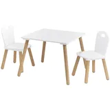 Zeller Kindersitzgruppe Scandi 3-tlg. Kiefer weiß