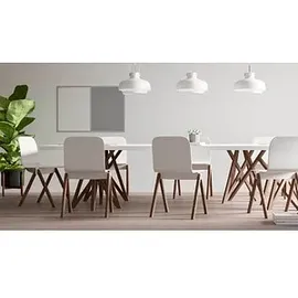 ALLboards Kombitafel 90 x 60 cm Grau/Weiß