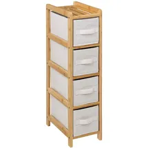 5five simply smart 5five - feines Regal mit 4 körben Tidy Box aus Bambus