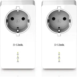 D-Link PowerLine AV2 DHP-P601AV 1000 Gigabit Passthrough Kit 1000Mbps (2 Adapter)