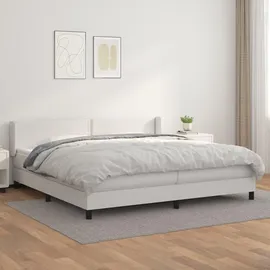 vidaXL Boxspringbett 200 x 200 cm Weiß