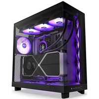 NZXT H6 Flow RGB Black, Schwarz Glasfenster