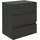 CARO-Möbel Nachtschrank Anno 42 x 47 x 30 cm Schwarz