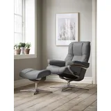 Stressless® Relaxsessel »Mayfair«, mit Cross Base, Größe S, M & L, Holzakzent Wenge grau