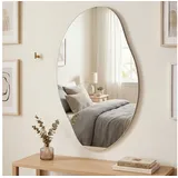 Songmics Wandspiegel 85 x 50 cm Transparent