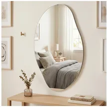 Songmics Wandspiegel 85 x 50 cm Transparent