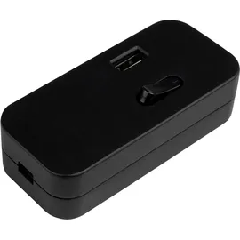 REV Ritter Schnurschalter mit USB 1-polig