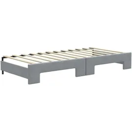 vidaXL Tagesbett 90 x 200 cm Hellgrau