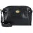 Umhängetasche Leder Schwarz/Gold