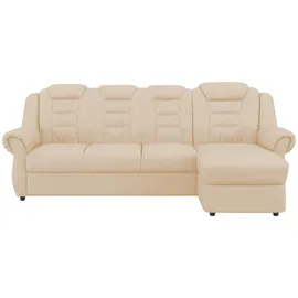 Livetastic Ecksofa, Metall, 3-Sitzer, Füllung: Daunen, Silikon, Ottomane rechts, L-Form, cm, Made in EU, Rücken echt, Armteil links, Wohnzimmer, Sofas & Couches, Wohnlandschaften, Ecksofas