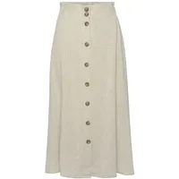 LASCANA Midirock Damen Beige 44