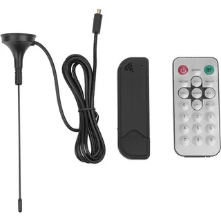 Diyeeni USB-TV-Tuner Mini-USB-2.0-TV-Receiver ISDB-T Digitaler TV-Stick-Tuner Videorecorder Digitaler Videorecorder für Laptop-PC mit UKW-Radio und DAB-Funktion