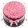 Vevor 50x Ewige Rosen in runder Box, konservierter Blumenstrauß, Blumen Geschenkbox für ihre Frau, Mütter, Liebespartner, zur Hochzeit, zum Muttertag, Valentinstag, Weihnachten, pink