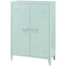 [en.casa] Oripää Aktenschrank 110 x 75 x 33 cm Pastellgrün