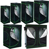 Melko Growbox 120x120x200cm Growschrank Growtent Indoor Grower Growzelt Zuchtzelte Grow Tent Zuchtschrank Pflanzenzucht Ganzjährige Pflanze, Lichtdicht und Wasserdicht