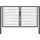 GAH Alberts Doppeltor 250 x 140 cm Anthrazit/Metall