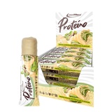 Ironmaxx Proteino Proteinriegel - White Chocolate Pistachio 12 x 30g | High-Protein-Bar auf Waffelbasis mit cremiger Füllung | zuckerreduzierter Eiweißriegel glutenfrei und palmölfrei