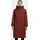 khujo Damen Wintermantel warmer Parka mit weichem Teddyfleece an der Kapuze Taillenzugband und magnetischer Abdeckleiste Agneta-YM Coconut Brown Gr. M - M
