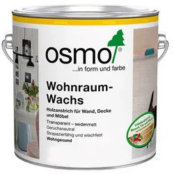 Osmo Wohnraum-Wachs, Weiß deckend 7394, 0,75 L