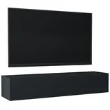 doporro TV Lowboard hängend Fernsehschrank Wohnzimmer | TV-Schrank hängend Fernsehtisch Hängeschrank 240cm Fernsehschrank02