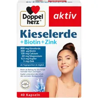 Doppelherz Kieselerde + Biotin + Zink Kapseln 40 St.