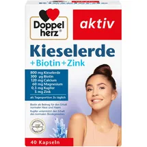 Doppelherz Kieselerde + Biotin + Zink Kapseln 40 St.