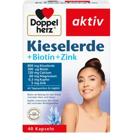 Doppelherz Kieselerde + Biotin + Zink Kapseln 40 St.