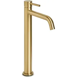 Hohe Waschtischarmatur SALINAS Messing Gold