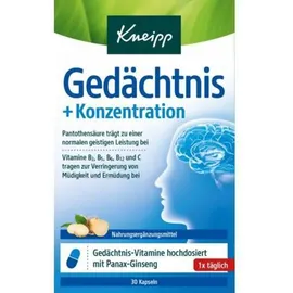 Kneipp Gedächtnis- und Konzentrationskapseln 30 St.