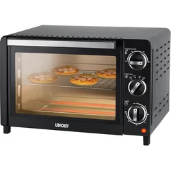 UNOLD Minibackofen "68875 OFEN Allround", schwarz, B:42,8cm H:28,7cm T:31cm, Minibacköfen