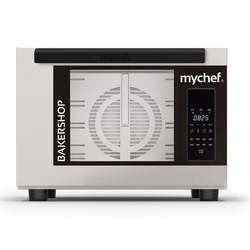 mychef KONVENTIONELLER BACKOFEN MIT EINSTELLBARER LUFTFEUCHTIGKEIT 4 BLECHE 60X40 OBEN