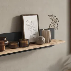 Vicco Wandregal 100 x 20 x 17,2 cm Eiche Wotan