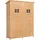 Outsunny Geräteschrank 1,28 x 0,50 x 1,64 m natur