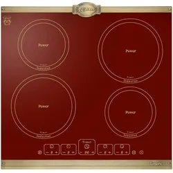 Kaiser KCT 6195 iRotEm Induktionskochfeld 60cm, Autark, Kochfeld 4xQickHeat Kochzonen, Bordeaux