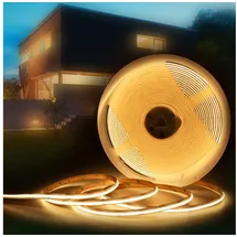 HEXIM COB LED Strip, 1-15 Meter Led Streifen, Ip20/65 3000k-6000k Cct Rgb: W - Warmweiß - 3000k, 7 Meter - Hexim