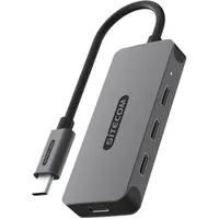Sitecom CN-5015 USB Typ-C, 10000 Mbit/s, Dunkles Grau