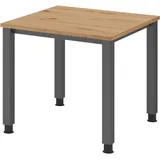 bümö Schreibtisch Asteiche Nachbildung / Braun