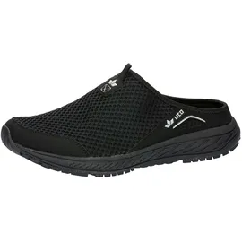 LICO Unisex Sun Sabot Hausschuh, schwarz, 44 EU