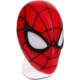 Paladone Spiderman Maskenlampe-Schreibtischlampe oder an der Wand montierbares Marvel-Merchandise-USB-Kabel inklusive, Red, One Size