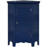 Teamson Home Eckschrank Freistehend Navy Glancy Lamellentür