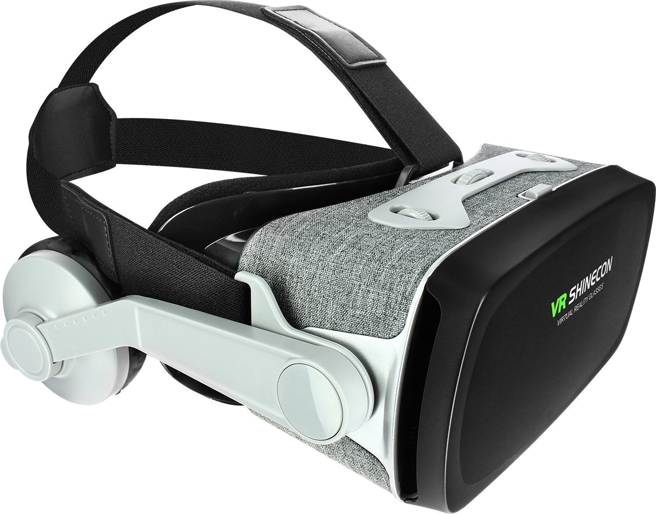 Avizar VR-Brille mit 3.5mm Klinkenkabel, VR + AR Zubehör, Grau