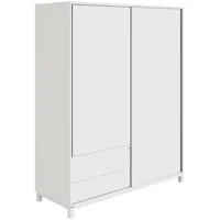 Paidi Schiebetürenschrank 2T2S, Weiß, - Maße cm, Blauer Engel,